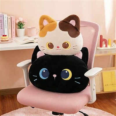 Lucu Lan Menggemaskan Tri-Kucing Warna Lan Bantal Kucing Hitam Lan Mainan Mewah
